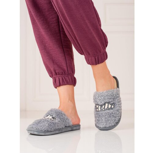 SHELOVET Women's slippers gray Slike