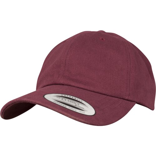 Flexfit Peached Cotton Twill Dad Cap maroon Slike