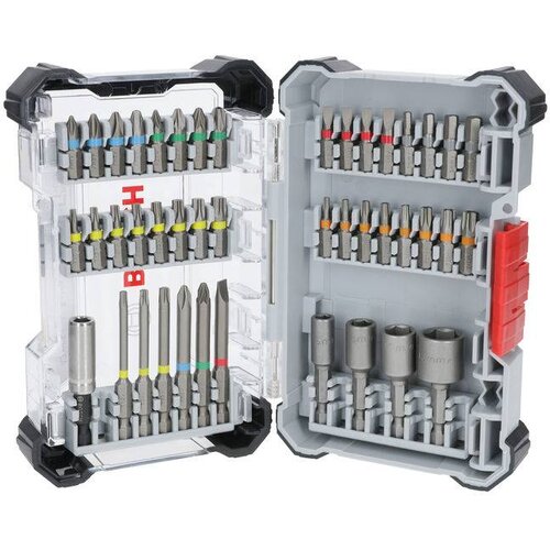 Bosch Extra Hard Screwdriver Bit and Metal HSS Drill Bit Set, Display, 35 pcs, 2607017726 Cene