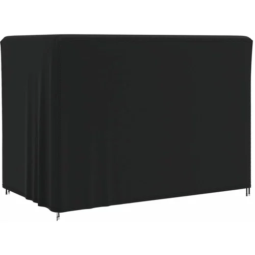 vidaXL Pokrivalo za vrtno pohištvo črno 220x150x150 cm 420D oxford