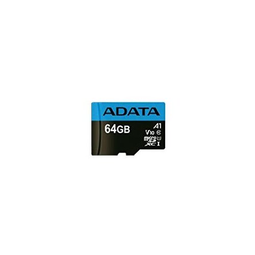 Adata UHS-I MicroSDXC 64GB class 10 + adapter AUSDX64GUICL10A1-RA1 memorijska kartica Slike