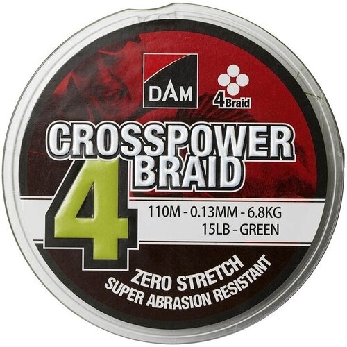 DAM struna crosspower 4-BRAID 150M green 0/22MM Cene