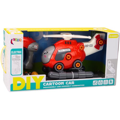  Helikopter DIY za sastavljanje s alatom - crveni Slike