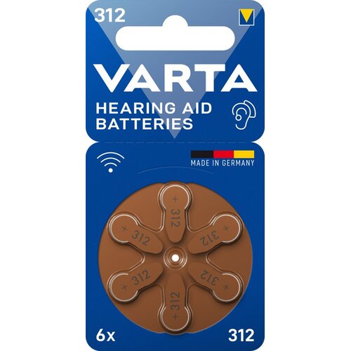 Varta Baterija za slu&amp;scaron;ni aparat A312 SET 6/1 Slike