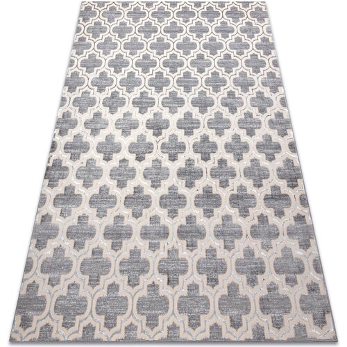RugsX Preproge Preproga CORE W6764 Detelja Maroški Trellis - 140x190 cm Siva Cene