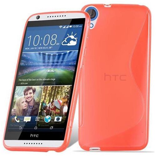 Cadorabo Case, združljiv s HTC v Candy Apple Red - Za&scaron;čitni pokrov iz fleksibilnega silikona TPU, (20587372) Cene