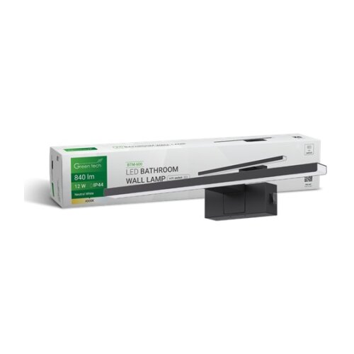 Greentech 840lm, 12w, 4000k, ip44, 60cm LED zidna lampa ( btm-600 ) Slike