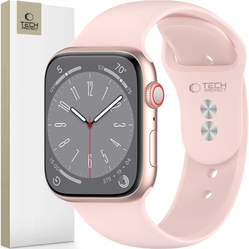 TECH-PROTECT SILIKONSKI OVITEK ZA APPLE WATCH 4/5/6/7/8/9/SE 38/40/41 MM ROZA, (21974478) Cene