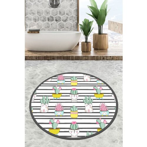  Catinus Cactus Circle Djt 200 Multicolor Bathmat Cene