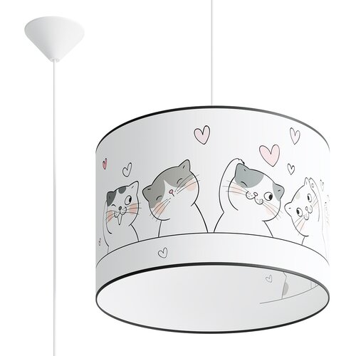 Sollux Lighting Sollux SL.1419 - Dečiji luster na sajli CAT 1xE27/15W/230V, prečnik 40 cm Cene