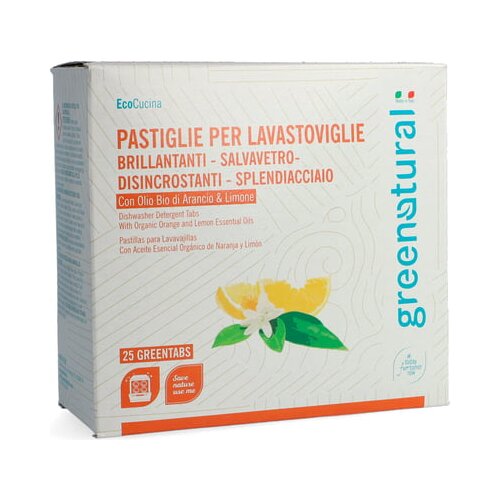 Greenatural Tablete za pomivalni stroj - 25 k. Slike