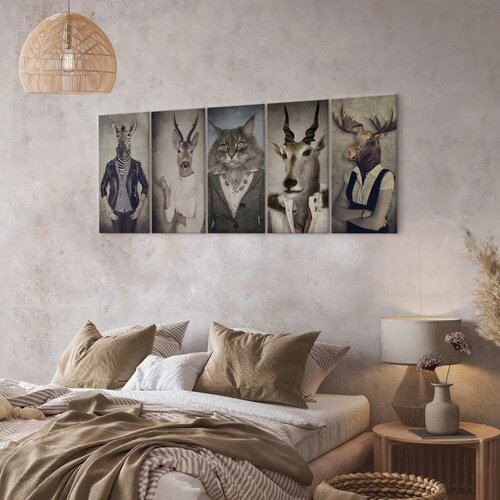  Slika - Animal Masks I 225x90 Akustična Slike