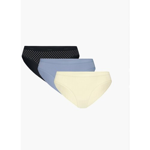 Atlantic Women's panties 3Pack - dark blue/blue/ecru Slike