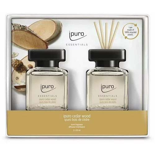 IPURO Set mirisnih difuzora Cedar Wood 2x 50 ml 2-pack