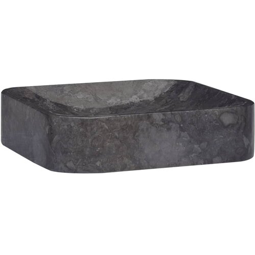 The Living Store Umivalnik črn 40x40x10 cm marmor - Umivalnik, (21750173) Slike