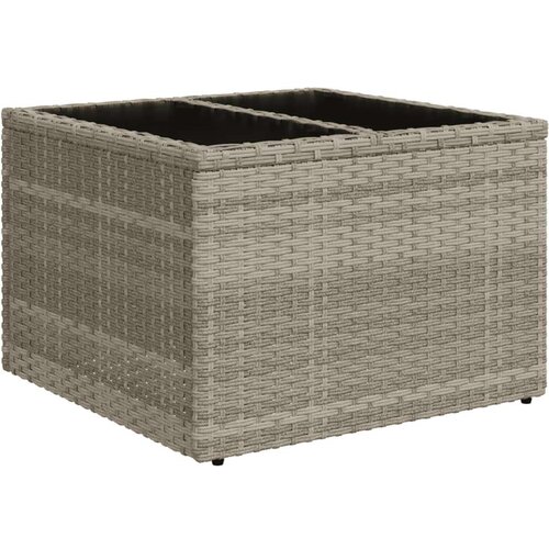 VidaXL 9-dijelni set vrtnih sofa od poliratana s jastucima svjetlosivi Slike