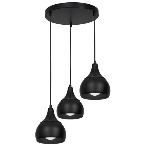  Luster na sajli AKTAN 3xE27/60W/230V, crni, okrugli Cene