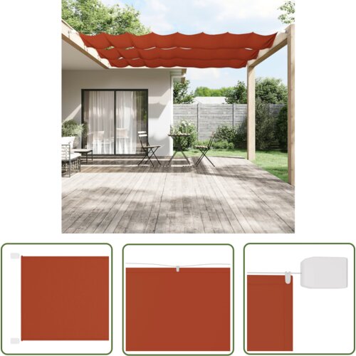  The Living Store Vertikalna markiza terakota 60x420 cm tkanina oxford - Vertikalna Markiza, (21743491) Cene