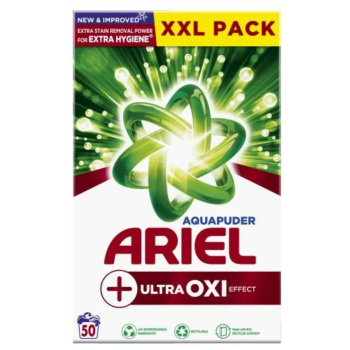 Ariel Pralni prašek Oxi 3,25kg, za 50 pranj