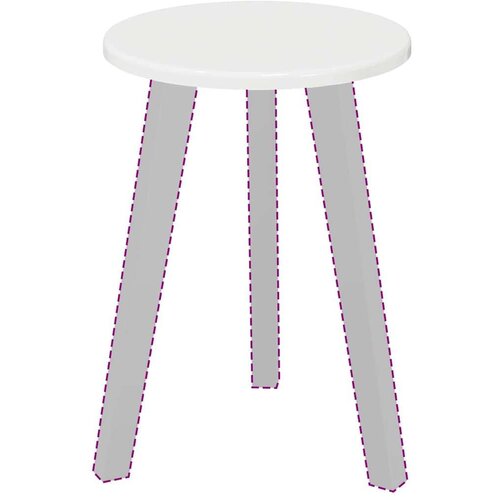 vidaXL Gornji dio stola Visoko sjajno bijela 30 x 30 x 1.5 cm Cijene