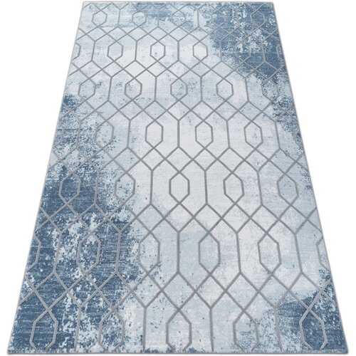 RugsX Preproge Preproga AKRIL VALENCIA 3951 HEXAGON modra / 80x150 cm Modra Cene