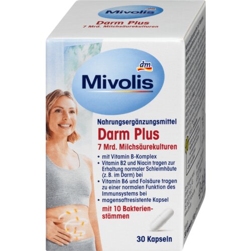 Mivolis Kompleks B vitamina, sa kulturama mikroorganizama i inulinom, kapsule 30 kom Cene