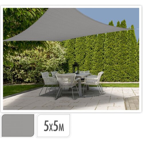  Senčnik kvadratni siv 5x5 m, Koop. Cene
