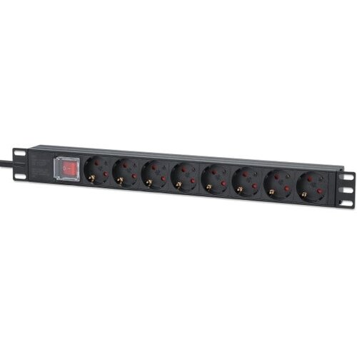 Intellinet 715126 19"/1U sa 8 utilnica/prekidač/2m PDU kabl Cene