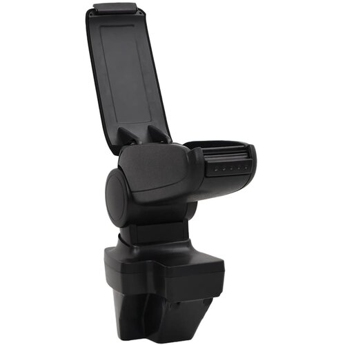  Naslon za ruke za automobil crni 15 x 35 x (33 - 49,5) cm ABS Slike