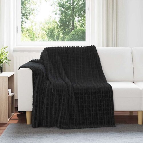  Odeja Črna 200 x 150 cm Flis, (5000288039) Cene