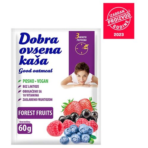 DOBRA Ovsena Kaša sa šumskim voćem 60g Cene