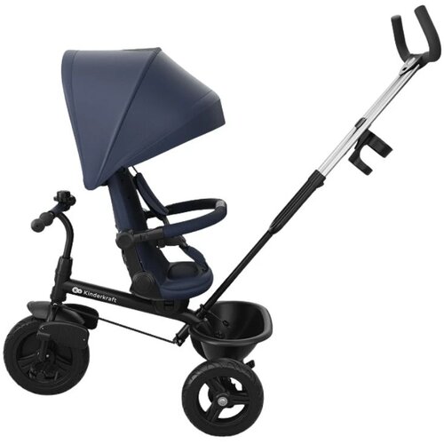 Kinderkraft tricikl za decu Aston 2 Plus Blue, 9m+ Slike