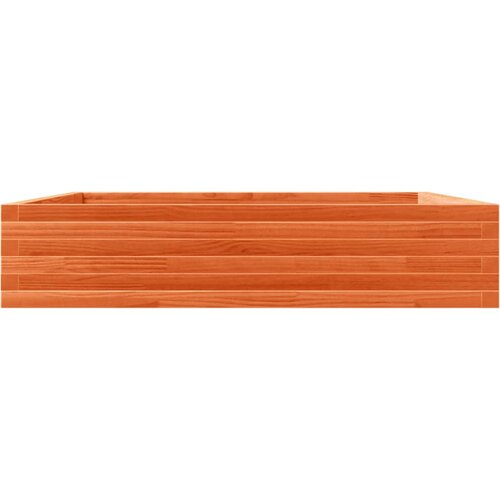  Vrtna sadilica vo&amp;scaron;tano smeđa 110x110x23 cm masivna borovina Slike