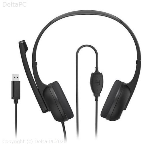 Slusalice Hama Headset HS-USB250 V2 Stereo crne Slike