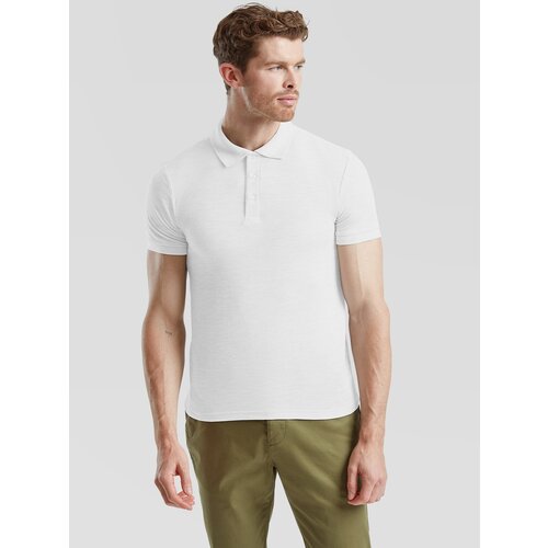 Fruit Of The Loom Biała koszulka męska polo Tailored Fit Friut of the Loom Cene