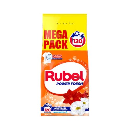 Rubel Deterdžent za rublje Power fresh, 9 kg (120 pranja) Cijene