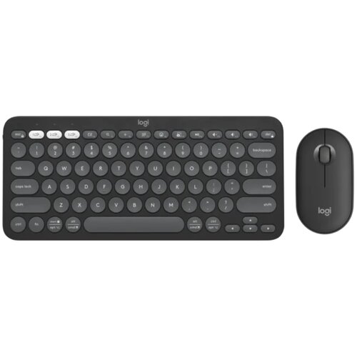 Logitech Pebble2 Wireless Combo US tastatura + miš crna Slike