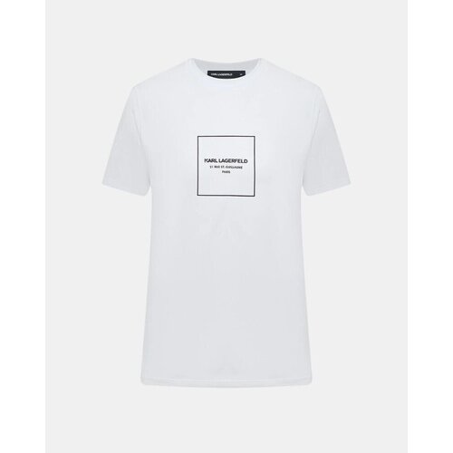 Karl Lagerfeld Majice s kratkimi rokavi 755033 563221 Bela Slike