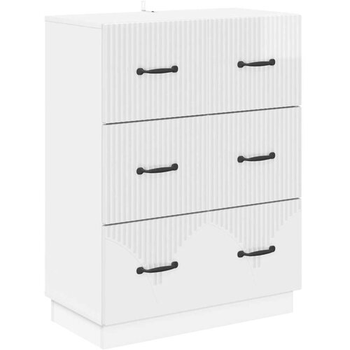  Predalna omara Bela visok sijaj 66 x 34,5 x 87 cm, (5000232404) Cene