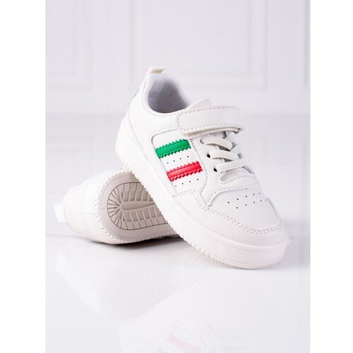 TRENDI children's sneakers white with stripes Cijene