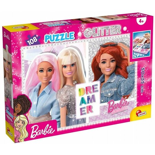 Lisciani barbie glitter puzzle 108-Best friends forever Slike