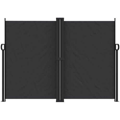  Bočna tenda na uvlačenje crna 180 x 1000 cm Slike