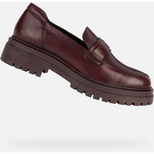Geox Burgundy women&amp;#039;s loafers Iridea - Women&amp;#039;s Slike
