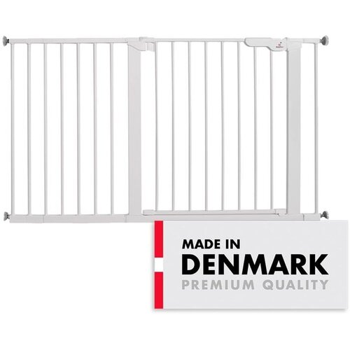 BabyDan Premier sigurnosna ogradica Extra Wide 126&ndash;132 cm &mdash; bela-20010 Cene