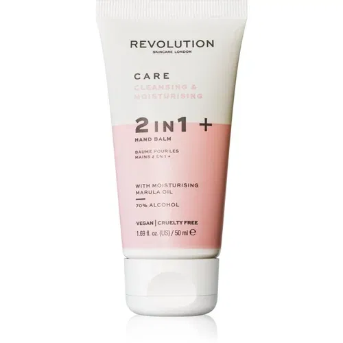 Revolution Hand Care Sanitiser and Moisture Balm gel za pranje ruku s hidratantnim učinkom 50 ml