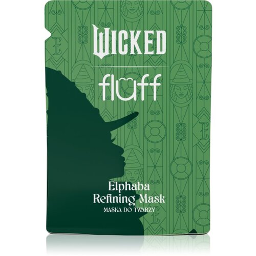Fluff Wicked Elphaba Refining Mask maska iz platna za obraz za enkratno uporabo 17 ml Slike