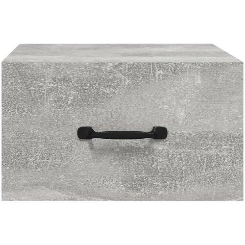  Zidni noćni ormarići 2 kom siva boja betona 35 x 35 x 20 cm Slike