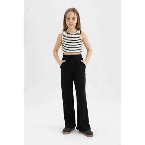 Defacto Girl Wide Leg Ribbed Camisole Trousers Cene