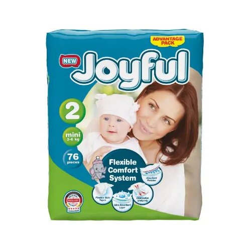 JOYFUL pelene 2 mini 3-6kg 76 kom Cijene