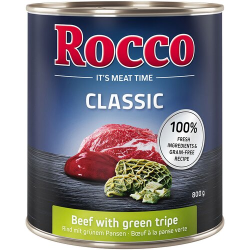 Rocco Varčno pakiranje Classic 24 x 800 g - Govedina z zelenimi vampi Slike